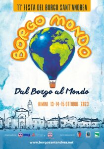 manifesto dell'undicesima festa del borgo Sant'andrea